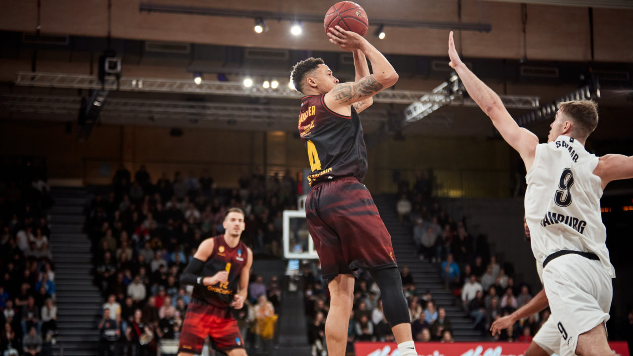  22.10.2022 /  Hamburg Towers  vs Tel Aviv / Euro Cup / Season 2022/2023 / Fotograf: Dennis Fischer