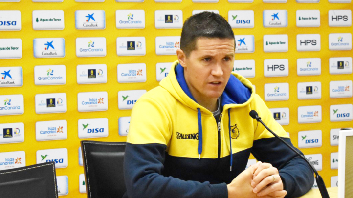 Jaka Lakovic en conferencia de prensa, habla sobre el próximo partido del equipo.