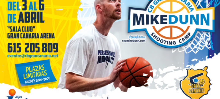 Shooting Camp 'Mike Dunn' del CB Gran Canaria del 3 al 6 de abril en el Gran Canaria Arena.