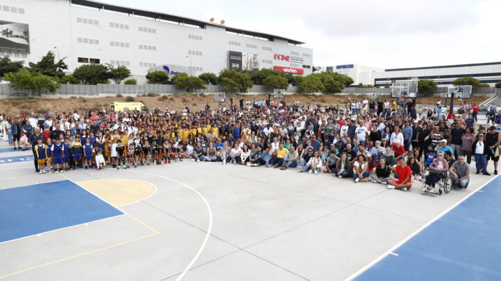 Gran afluencia de niños, familias y entrenadores en el cierre de la Liga de Escuelas.