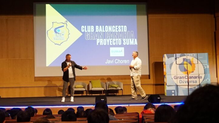 Javi Choren, en la presentación de Gran Canaria Diversa.