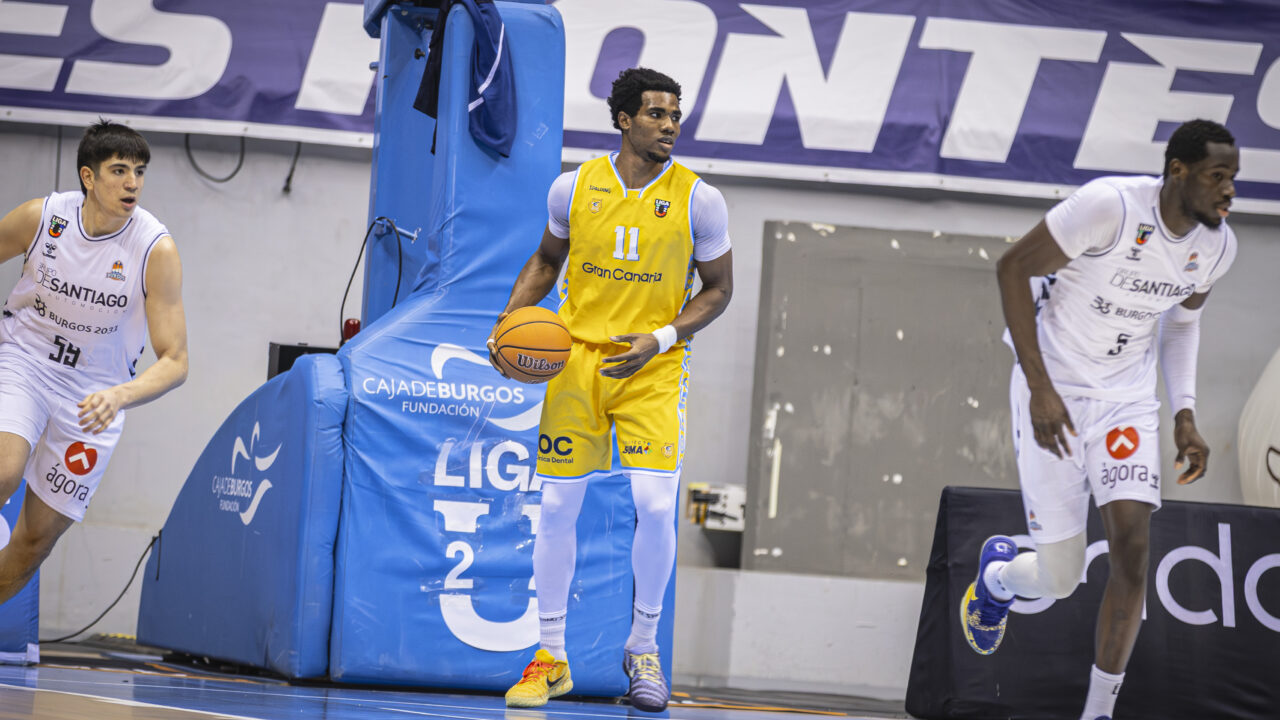 Imagen del partido de Liga U entre Burgos Grupo de Santiago y Gran Canaria