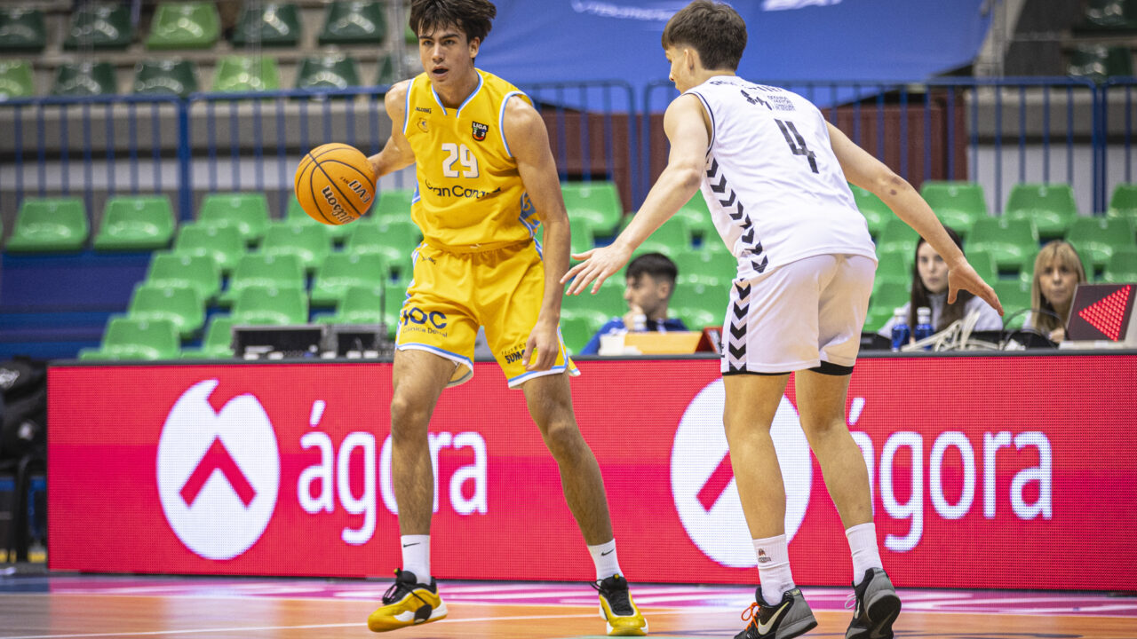Imagen del partido de Liga U entre Burgos Grupo de Santiago y Gran Canaria