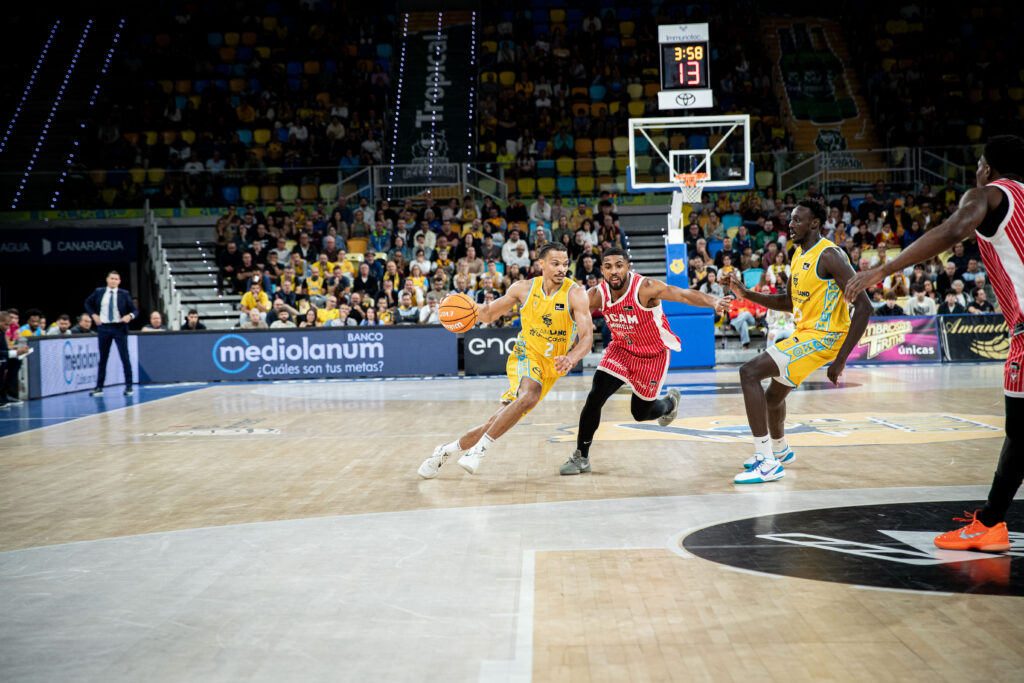 Imagen de partido ante UCAM Murcia.