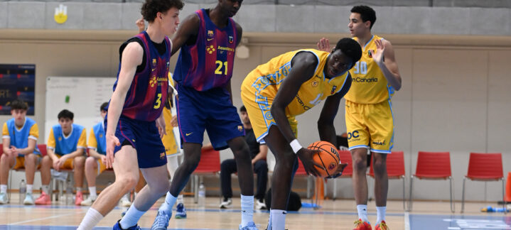 Imagen del Gran Canaria ante el Barça en Liga U