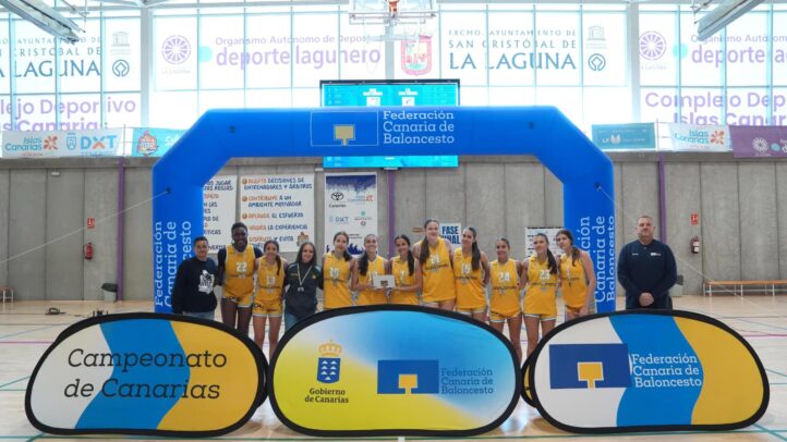 Las chicas, subcampeonas de Canarias júnior