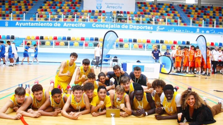 El precadete masculino, campeón de Canarias.