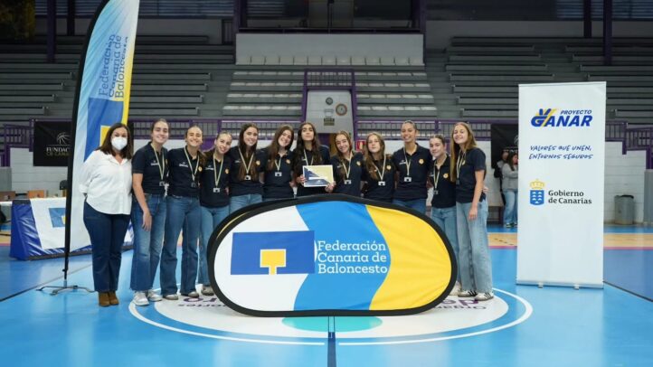 Precadete femenino, en el campeonato de Canarias.