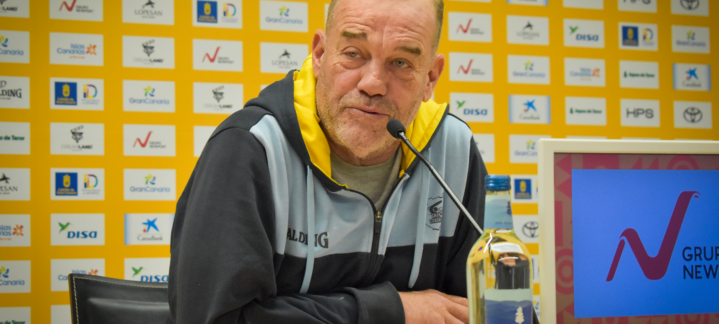 Néstor García, en la previa del partido ante Valencia Basket
