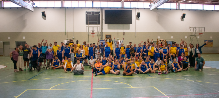 Foto de familia en la segunda jornada de clausura de Centros Ocupacionales