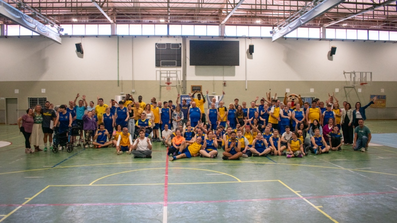 Foto de familia en la segunda jornada de clausura de Centros Ocupacionales