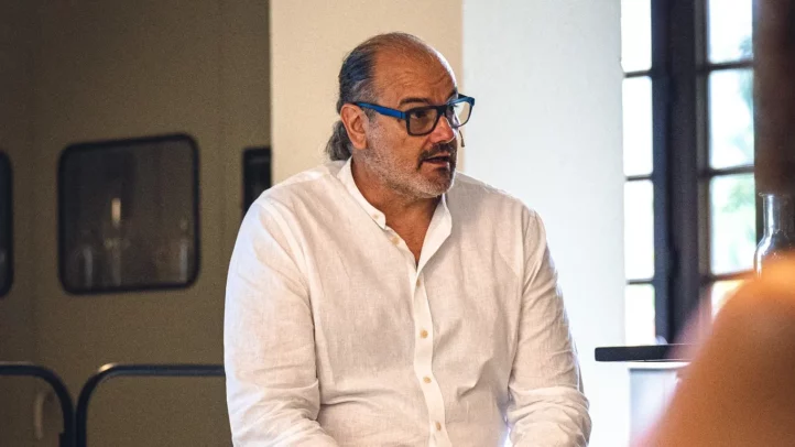 Francesc Solana en un acto