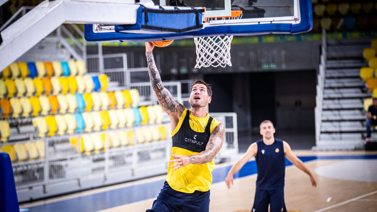 Imagen de entrenamiento de Fran Guerra.