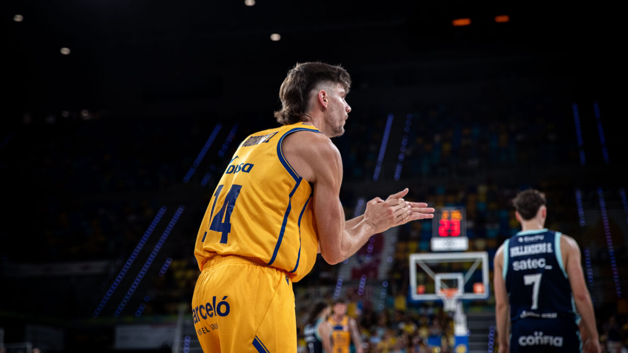 Imagen del partido entre Cajasiete Gran Canaria y Alimerka Oviedo