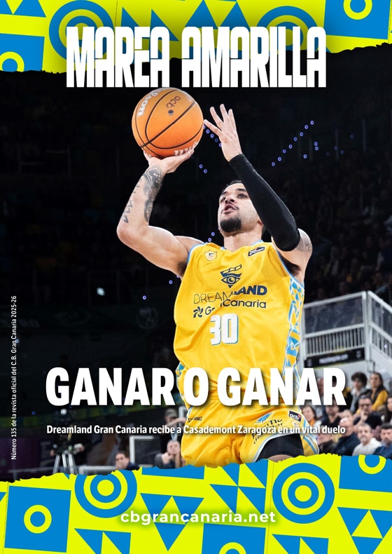Revista Marea Amarilla - Número 135 - Temporada 2025-2026 - Club Baloncesto Gran Canaria
