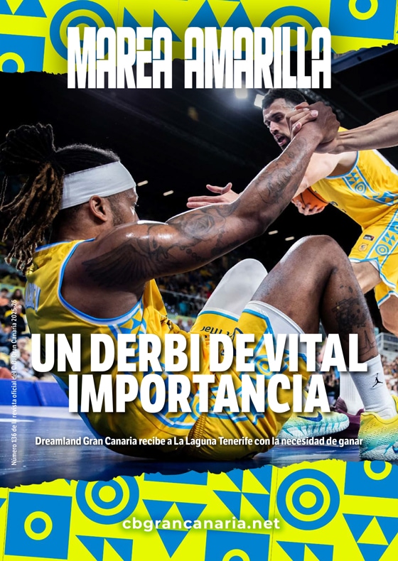 Revista Marea Amarilla - Número 136 - Temporada 2025-2026 - Club Baloncesto Gran Canaria