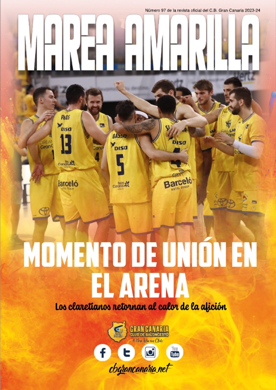 Revista Marea Amarilla - Número 97 - Temporada 2023-2024 - Club Baloncesto Gran Canaria