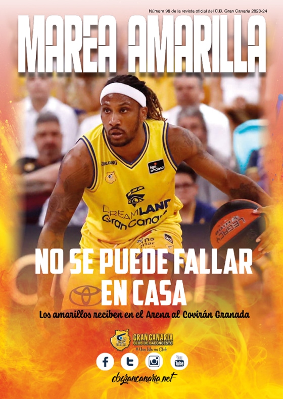 Revista Marea Amarilla - Número 98 - Temporada 2023-2024 - Club Baloncesto Gran Canaria